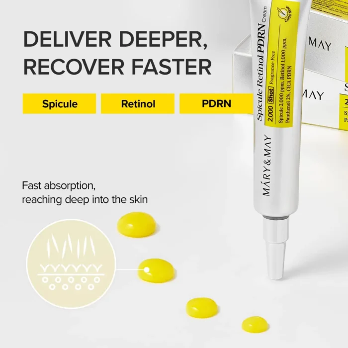 Mary & May Spicule Retinol PDRN Cream 15g - Image 3