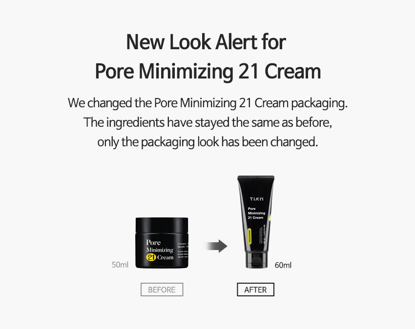 Tiam Pore Minimizing 21 Cream 60ml - Image 3